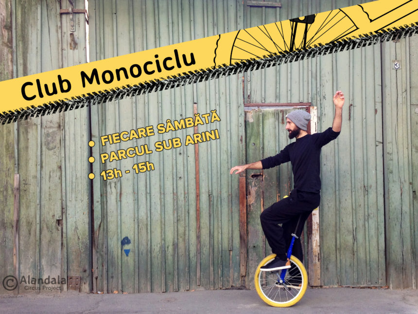 Monociclu în parcul Sub Arini!
